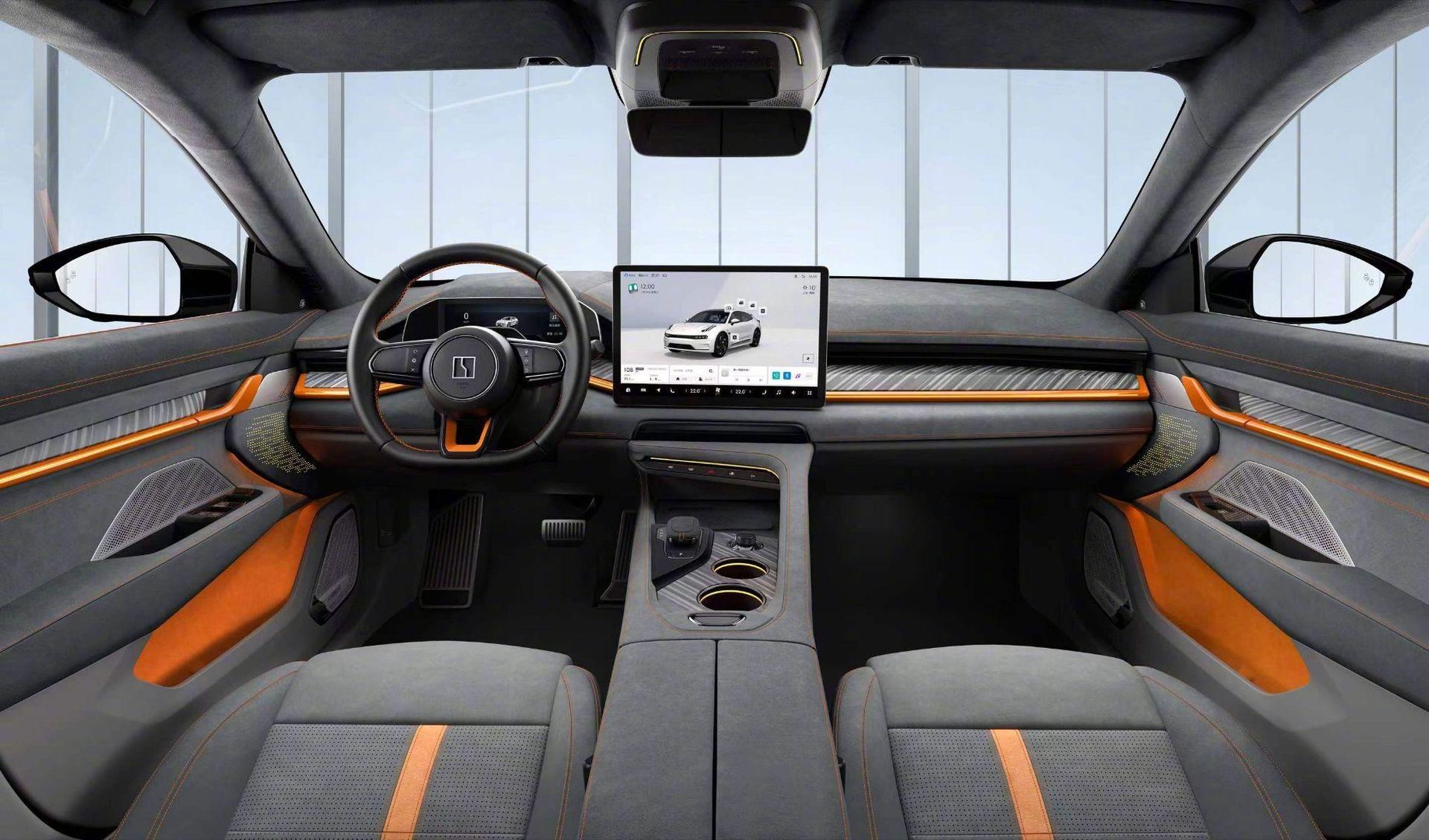 2023-zeekr-001-interior-orange