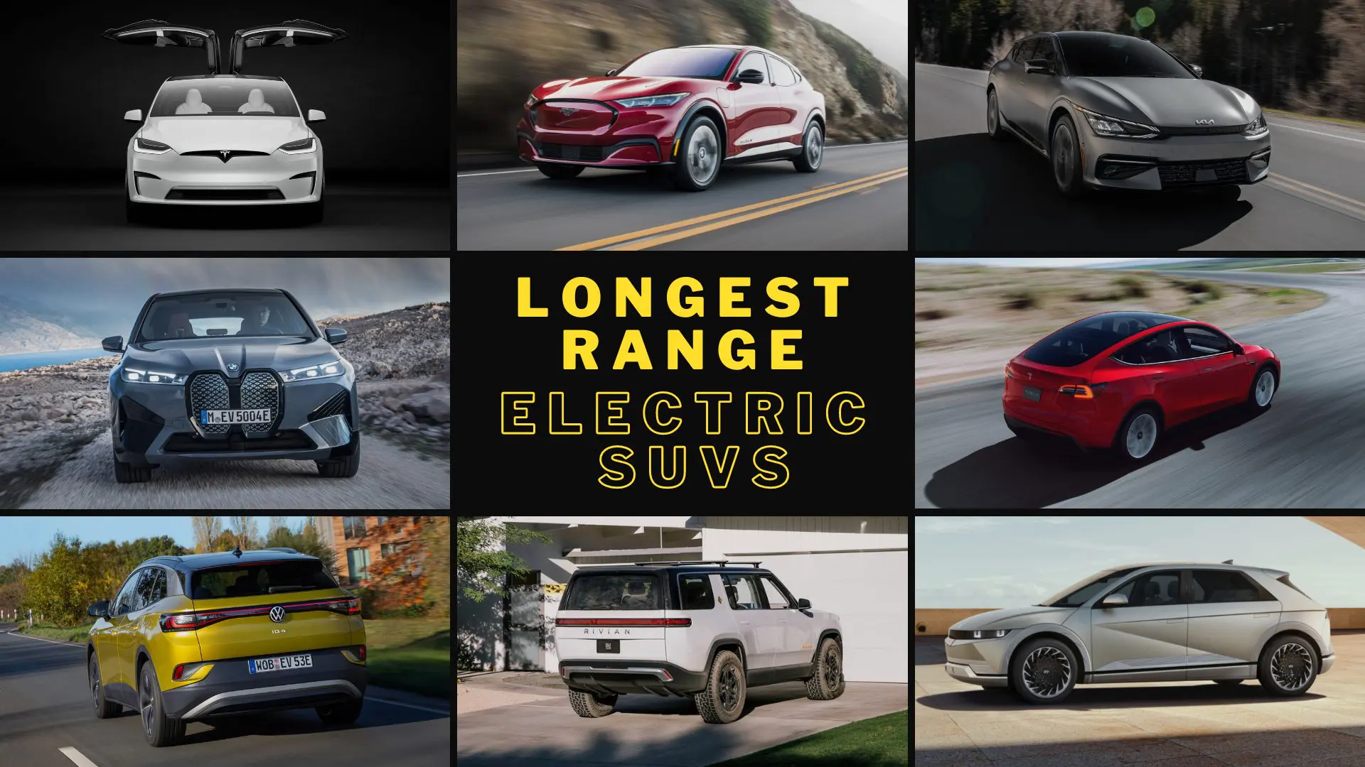 9 Longest Range Electric SUVs Available in US | 2022 Ranking