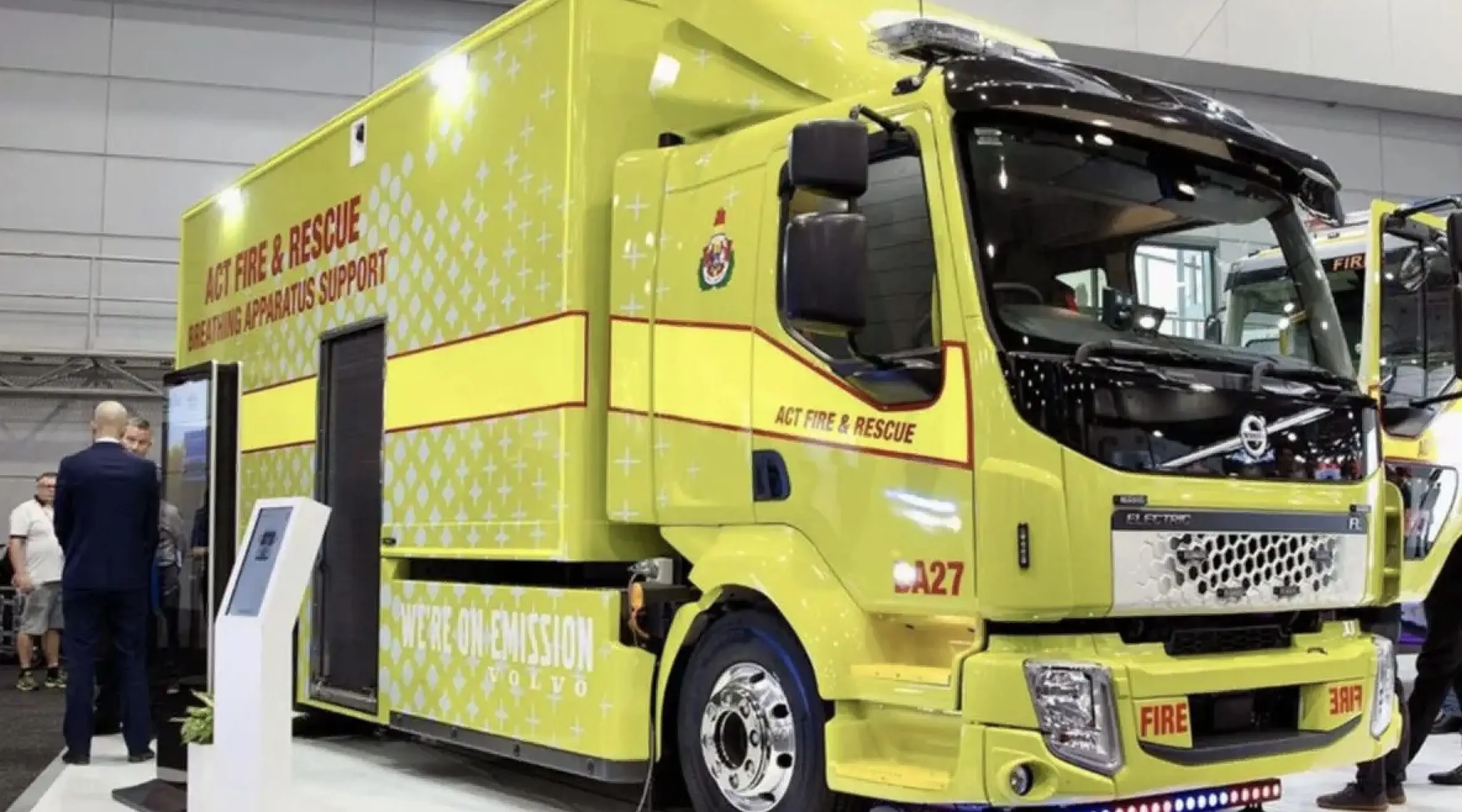 Volvo’s Electric Fire Truck Is Ready For Mission