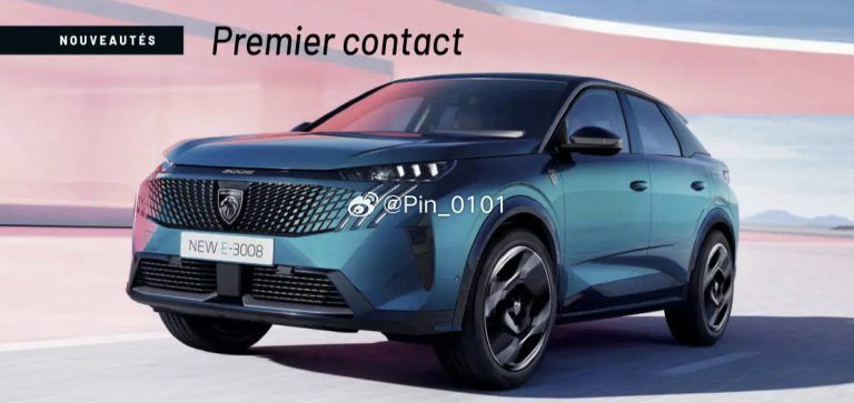 700 Kilometer Range Peugeot E-3008 Leaked on the Internet