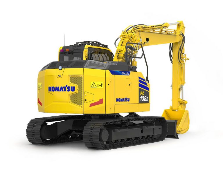 Komatsu’dan Tamamen Elektrikli Ekskavatör Geliyor!