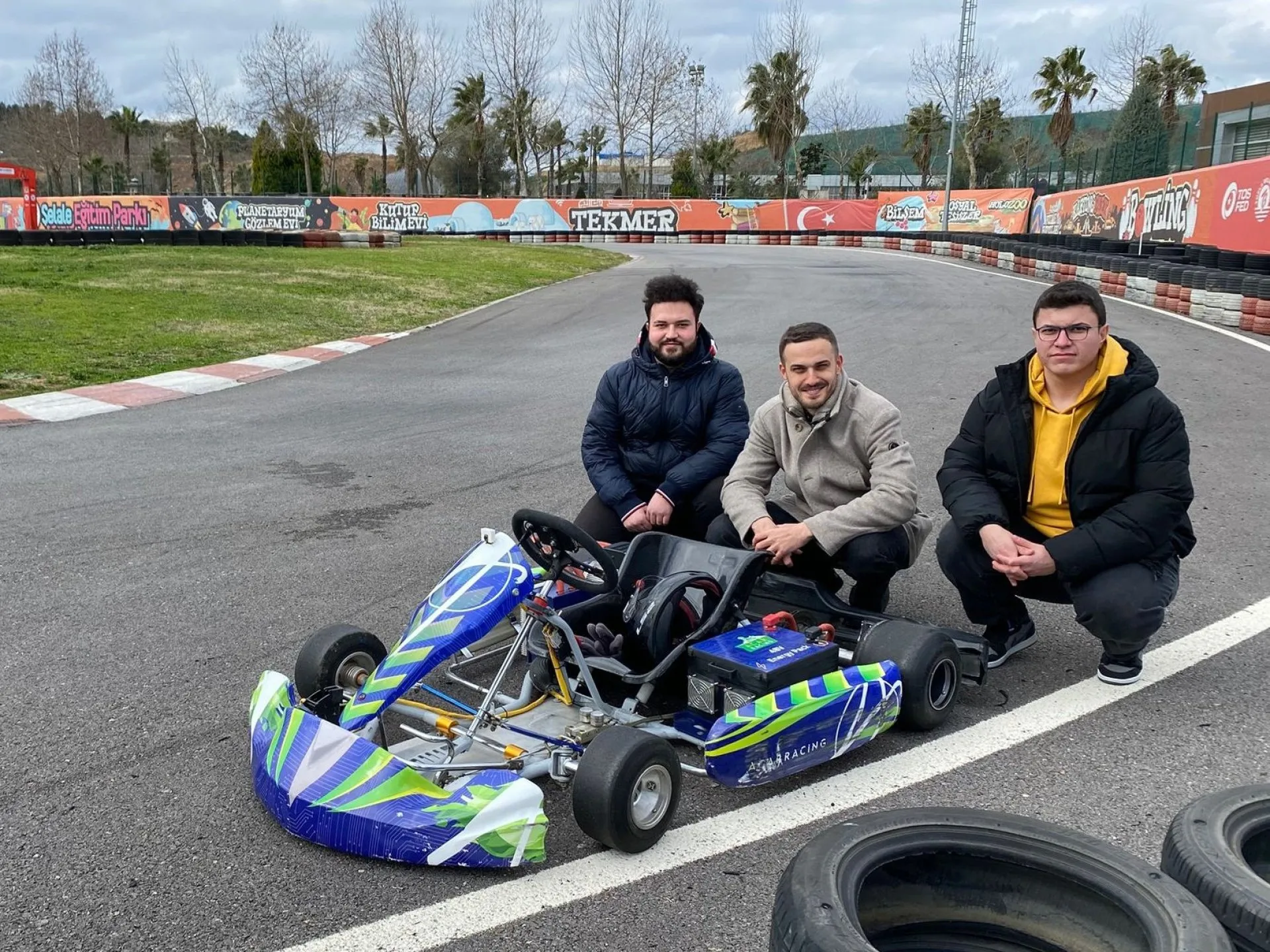 Elektrikli karting aracı geliştiren yerli girişim Acar Racing'in ilk prototipini test ettik!