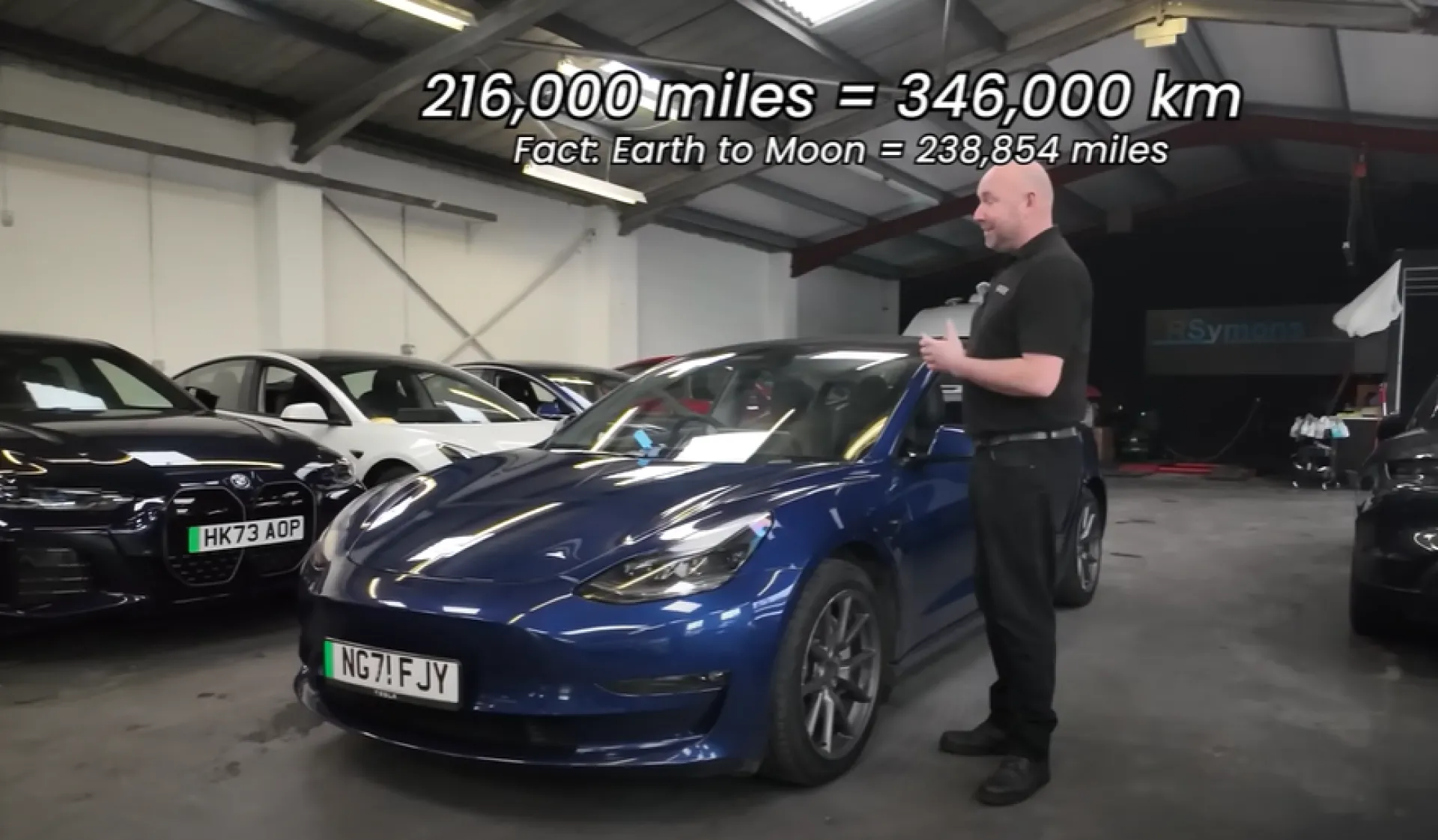 346.000 kilometredeki bu Tesla'nın batarya kapasitesi %88,5 seviyesinde!