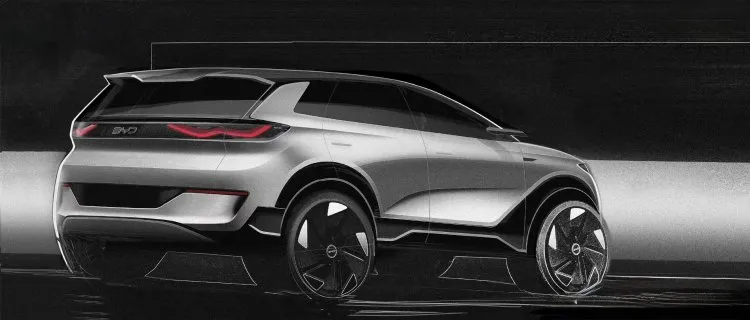 Chinese automaker BYD has shared the first images of its compact SUV, set to be launched under the name Sea Lion 05.