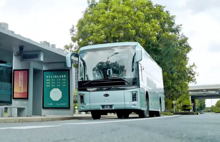 BYD'den 730 kilometre menzile sahip elektrikli otobüs!